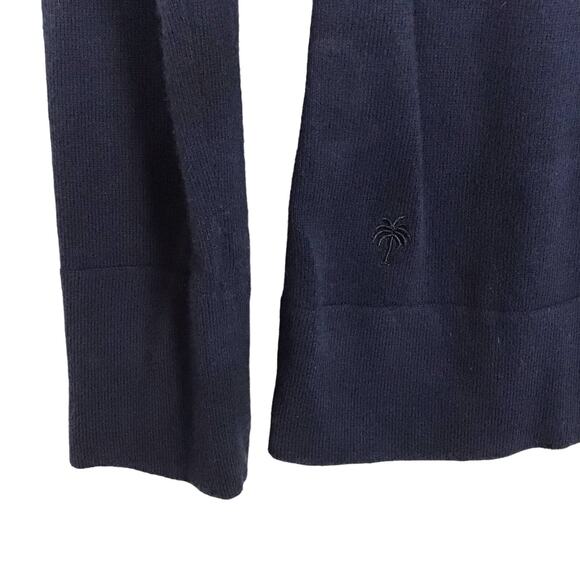 Lilly Pulitzer Maria Boatneck Sweater Navy Blue Worth Pink White Stripe sz XS - Picture 6 of 10